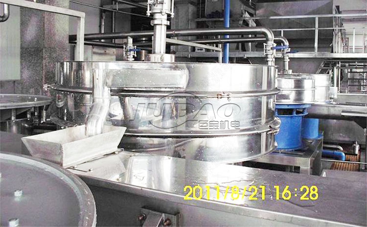 旋振篩客戶現(xiàn)場